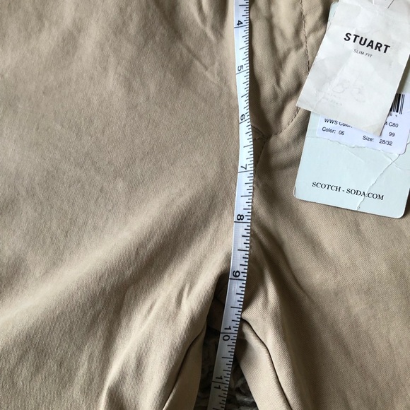 Scotch&Soda~ Men’s Stuart Slim Chino Pants - Picture 12 of 15